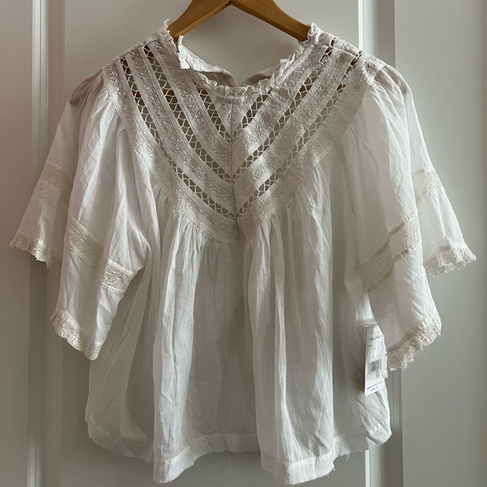 Free people white top NEW